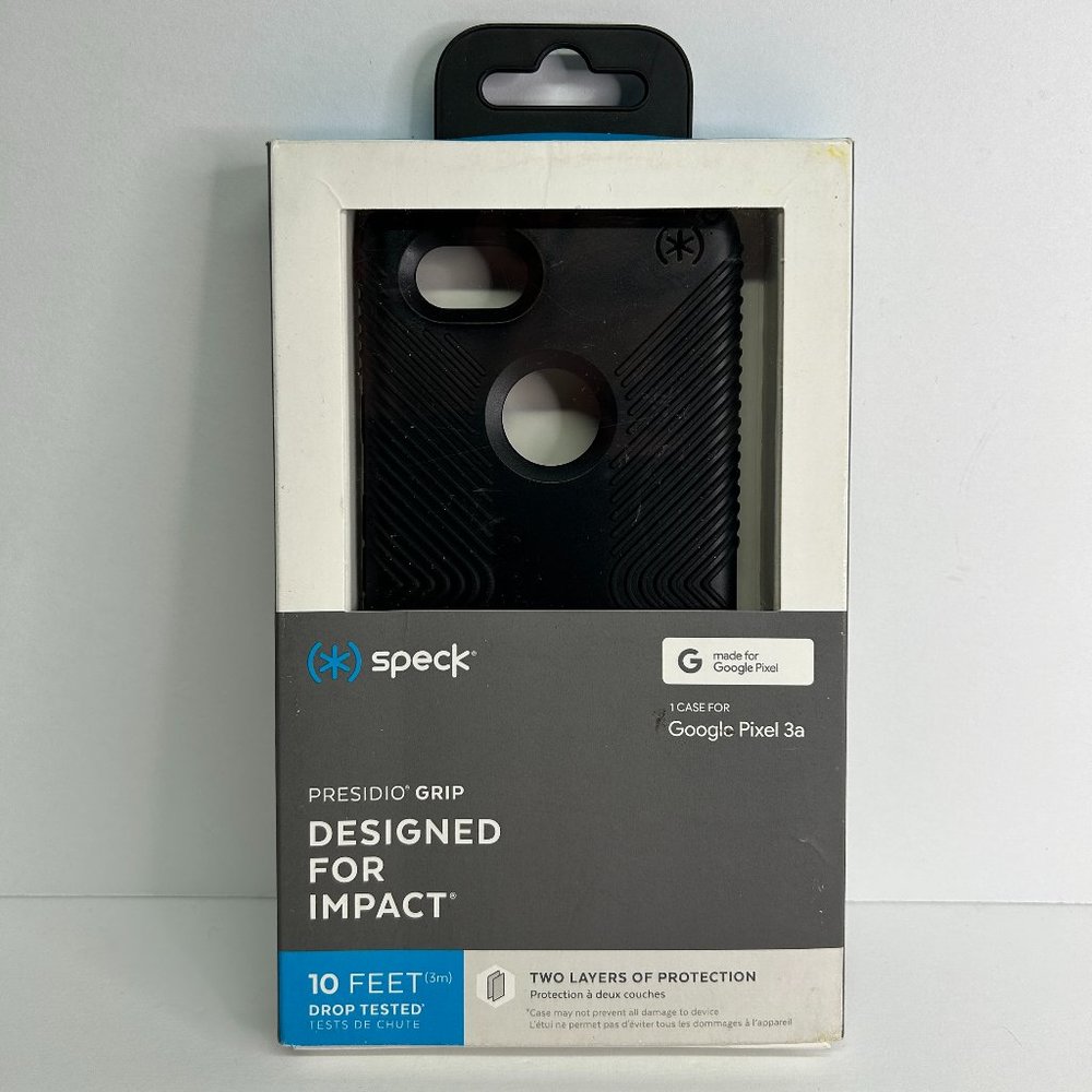 Google Pixel 3a Case Speck Products Presidio Grip Black